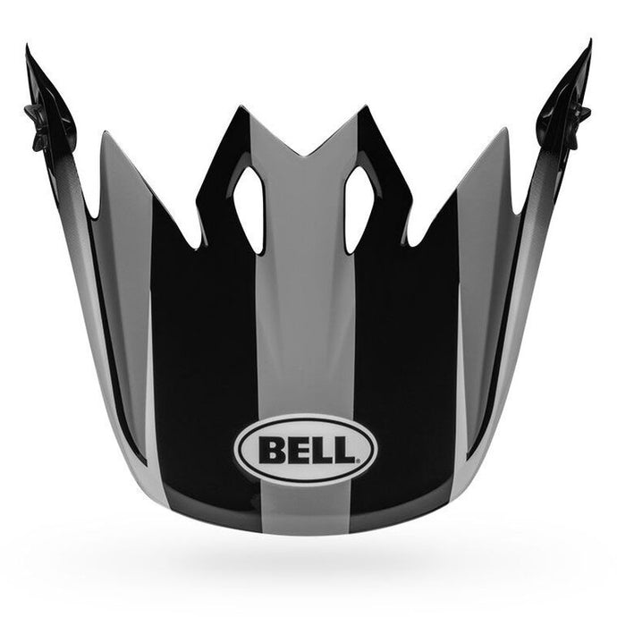 Bell Helmets Visor for MX-9 Dash Helmets - Gloss Gray/Black/White