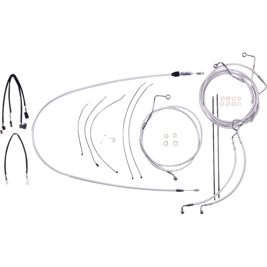 Magnum 3871212 Sterling Chromite II Handlebar Installation Kit for 15in-17in. Ape