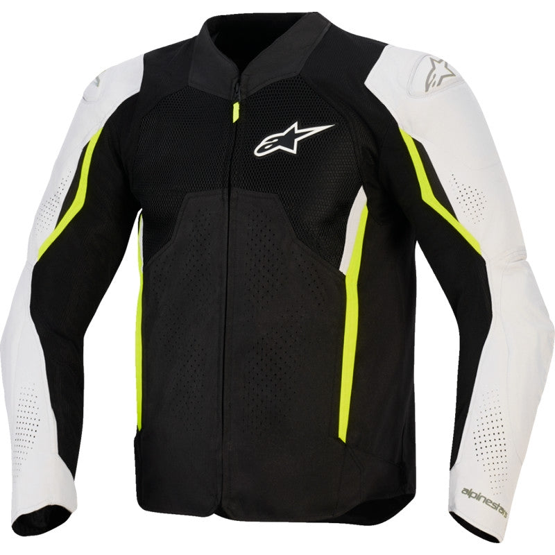 Load image into Gallery viewer, Alpinestars AST V3 Air Jacket (XXX-Large, Black/Silver/Yellow Fluo)
