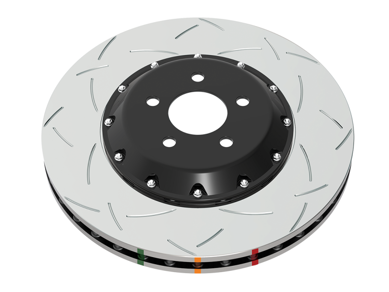 Load image into Gallery viewer, Dba DBA53940BLKS DBA 5000 Series Slotted Rotors
