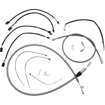 Magnum 5891182 XR Stainless Dot Handlebar Installation Kit - 15in-17in. - Chrome Fittings