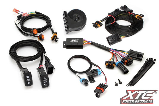 Xtc Power Products ATS-POL-M24-DRL Auto Turn Signal Kit - with Horn and Front DRL Lights Can
