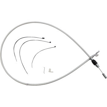 Magnum 323422HE Alternate Length Sterling Chromite Quick Connect Braided Upper Clutch Cable - 56in.