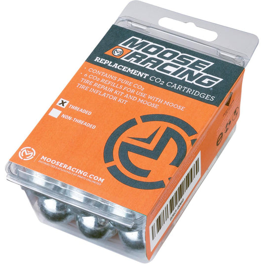 Moose Racing 0363-0060 Replacement CO2 Threaded Cartridges