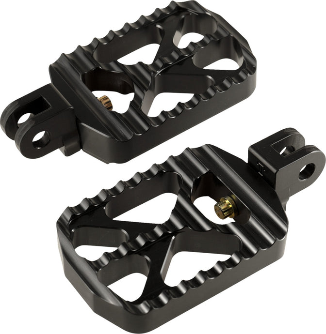 Joker Machine 08-646-5B Bear Claw Footpegs - Black Anodized