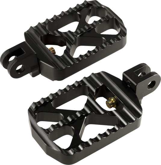 Joker Machine 08-646-5B Bear Claw Footpegs - Black Anodized