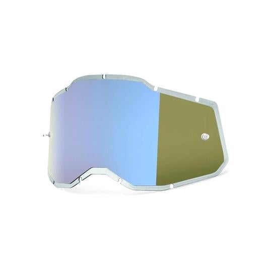 100% Replacement Injected Lens for RC2/AC2/ST2 Plus -  Mirror Blue Lens