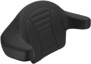 Mustang 79014 Trike Deluxe Touring Passenger Backrest with Armrest