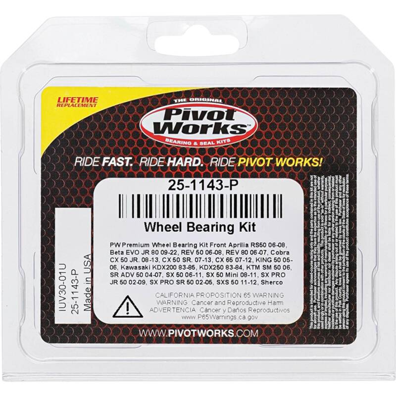 Load image into Gallery viewer, Pivot Works 25-1143-P PIV Wheel Bearing Kit
