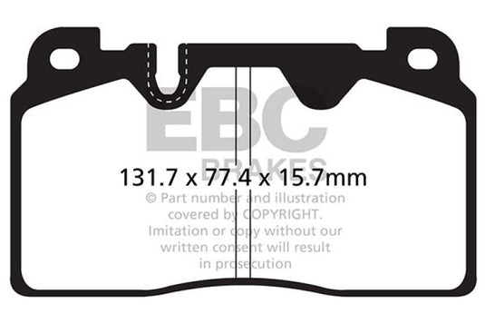 Ebc DP22168 EBC Greenstuff Brake Pad Sets