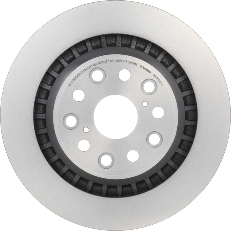 Load image into Gallery viewer, Brembo Oe 09.D691.11 BRE UV Coated OE Equiv Rotors
