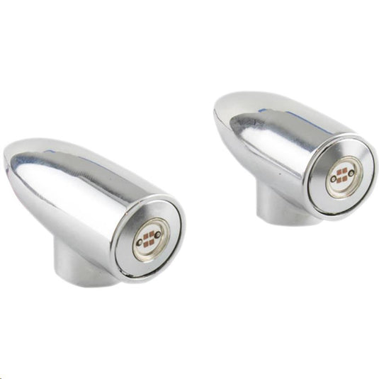 Paul Yaffe Originals LB-F-AMB-C Lightning Bullet LED Marker Lights - Front - Chrome - Amber LED