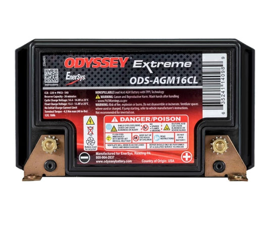 Odyssey Battery ODS-AGM16CL ODY Battery PWS - Extreme