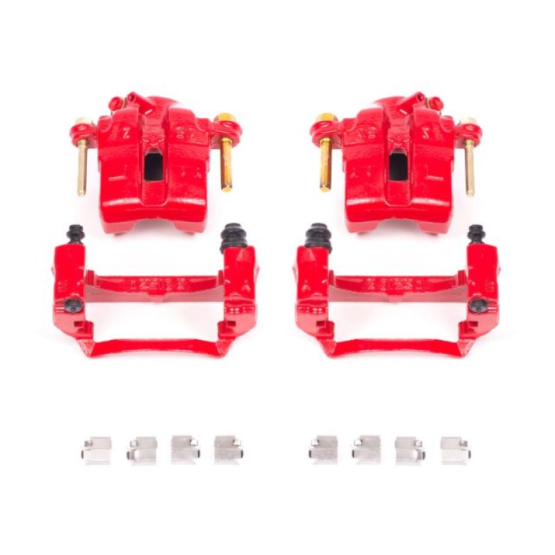 Load image into Gallery viewer, Powerstop S1704 PSB Red Calipers
