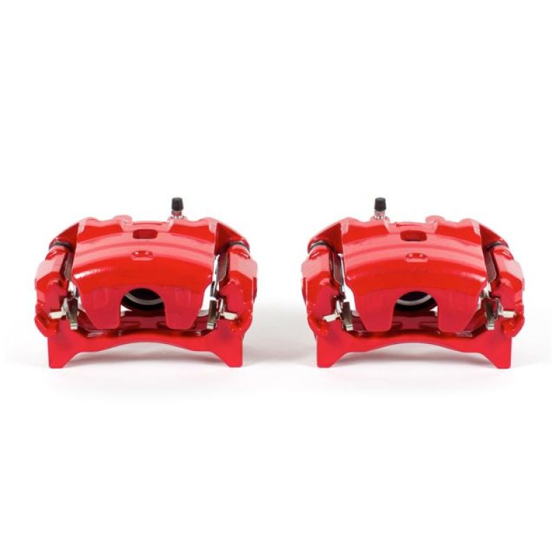 Load image into Gallery viewer, Powerstop S7102 PSB Red Calipers

