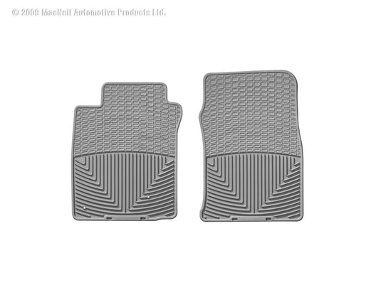 Weathertech W39GR WT Rubber Mats - Front - Grey