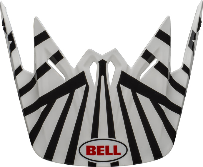 Bell Helmets Visor for MX-9 Tagger Check Me Out Helmets - White/Black