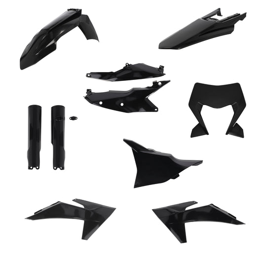 Acerbis 2986550001 Full Plastic Kit - Black