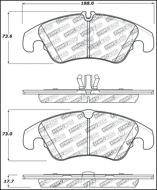 Stoptech 309.13220 ST Sport Brake Pads