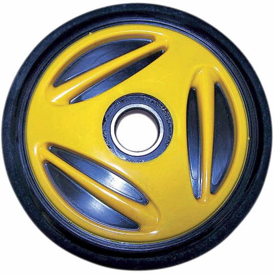 Parts Unlimited 4702-0034 Colored Idler Wheel - 165mm (No Insert) - Yellow