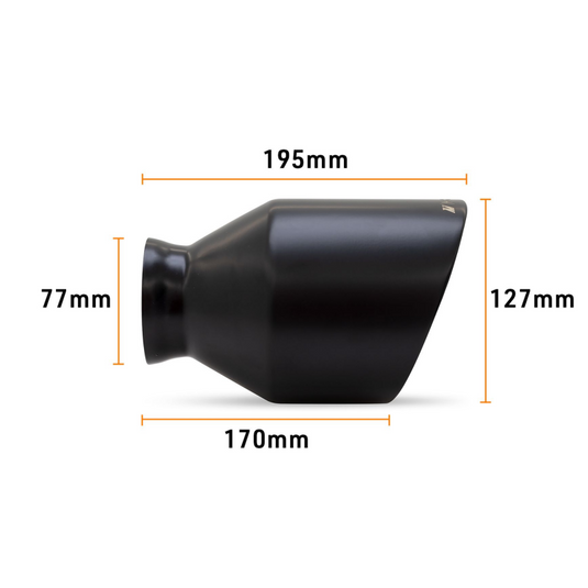 Mishimoto MMEXH-TIP-MOPARBK MM Universal Muffler