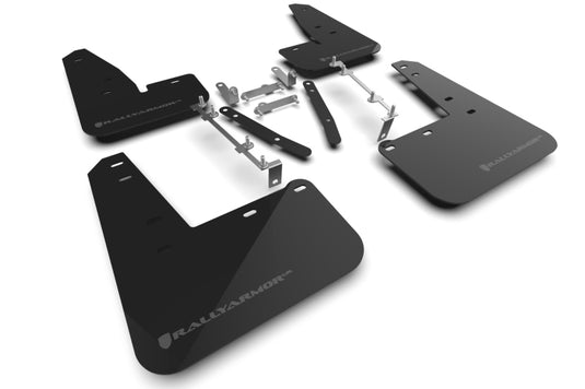 Rally Armor MF89-UR-BLK-DGRY RAL UR Blk Flap/Dark Grey Logo