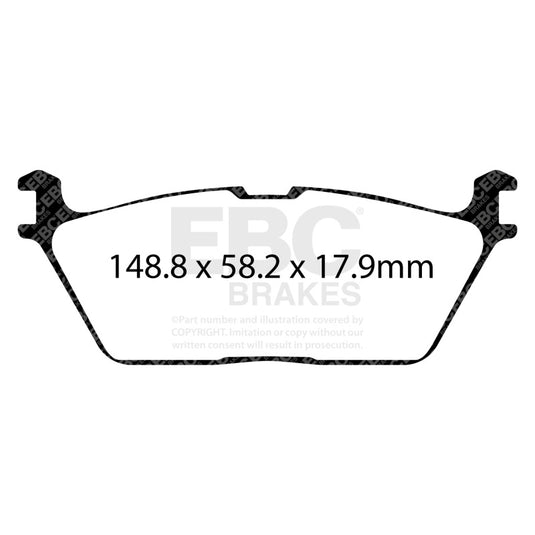 Ebc DP53095NDX EBC Bluestuff Brake Pad Sets