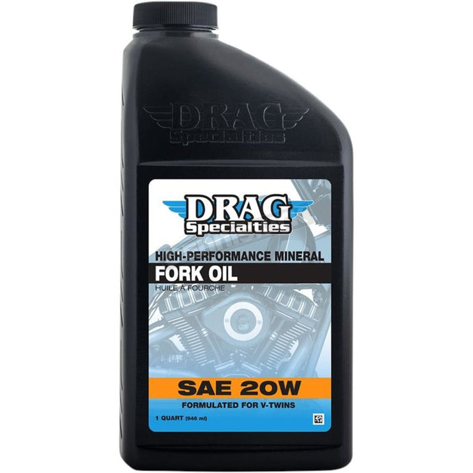 Drag Specialties 3609-0140 High-Performance Minerl Fork Oil - 20W - Heavy