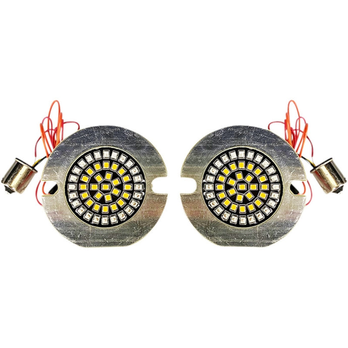 Custom Dynamics GEN-4-AR2-1156T Genesis 4 Amber/Red Dynamic Clusters2 Rear Turn Signal Inserts
