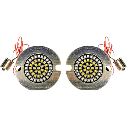 Custom Dynamics GEN-4-AR2-1156T Genesis 4 Amber/Red Dynamic Clusters2 Rear Turn Signal Inserts