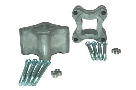 Dura Blue Inc WS115Y Aluminum Wheel Spacer for Yamaha - 4x115mm - Flat