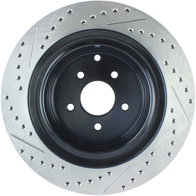 Load image into Gallery viewer, Stoptech 127.42105L ST Slot &amp; Drill Brake Rotors
