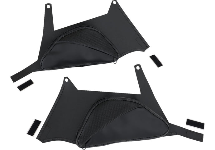 Show Chrome H40-401CBK Dual-Side Tank Pouch - Ballistic with Black Stitch