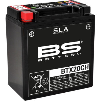 Bs Battery 300766 SLA Factory-Activated AGM Maintenance-Free Battery
