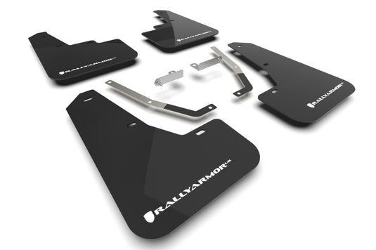 Rally Armor MF106-UR-BLK-WH RAL UR Blk Flap/Wht Logo