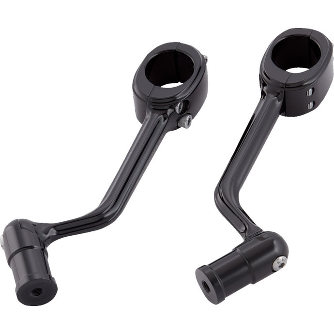 Arlen Ness 400-043 Highway Peg Mounts - Black