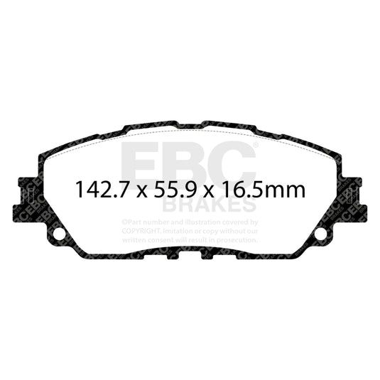 Ebc DP32378C EBC Redstuff Brake Pad Sets