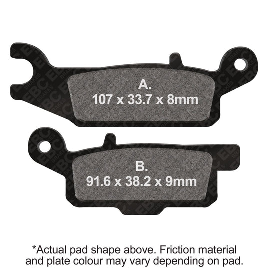 Ebc Powersports FA446X EBC FA-SFA-X Brake Pads