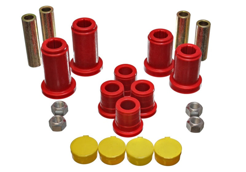Load image into Gallery viewer, Energy Suspension 3.3180R ES Cntrl Arm Bushings - Red
