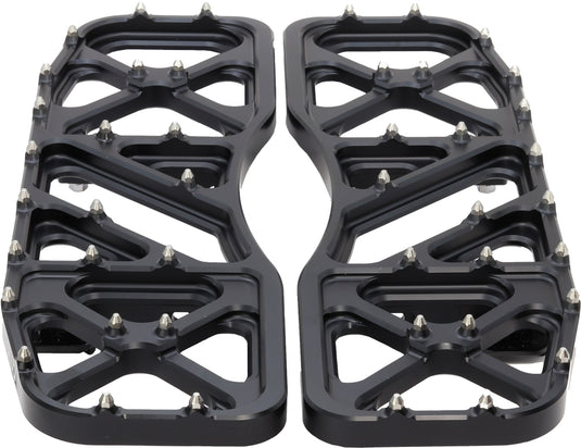 Flo Motorsports FPEG-800V5-2BLK V5 Moto Floorboards