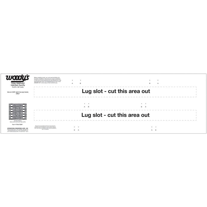 Woodys TITAN-TEMP Studding Templates