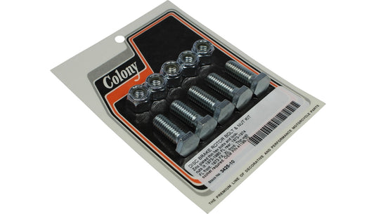 Colony 3425-10 Disc Brake Rotor Bolt Kit