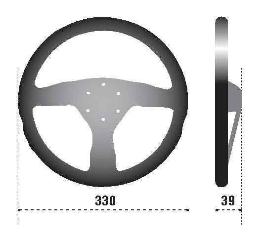 Load image into Gallery viewer, Sparco 015R383PSN SPA Steering Wheel
