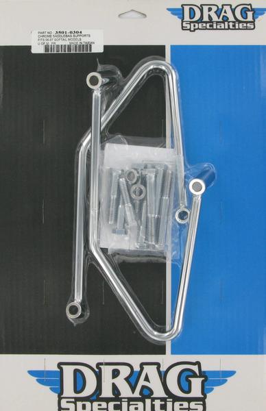 Drag Specialties 3501-0304 Chrome Saddlebag Support Brackets