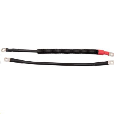 Drag Specialties 2113-0735 Battery Cable Kit - 13in. and 12-5/8in.