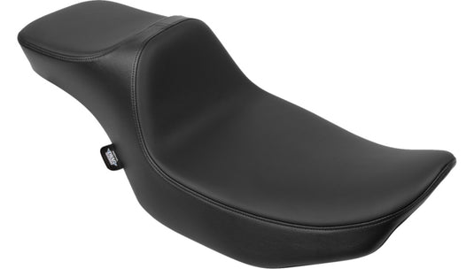 Drag Specialties 0801-2037 Extended Reach Predator III 2-Up Seat - Smooth - with Slip Stop (Black)