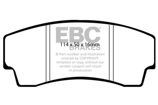 Ebc DP4008R EBC Yellowstuff Brake Pad Sets