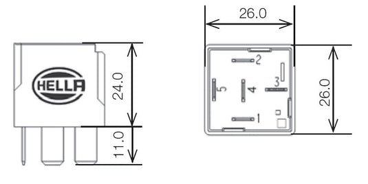 Hella 007794027 HELLA Relay Connector
