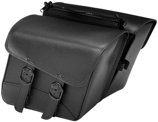 Willie & Max 59588-00 Black Jack Compact Slant Saddlebag
