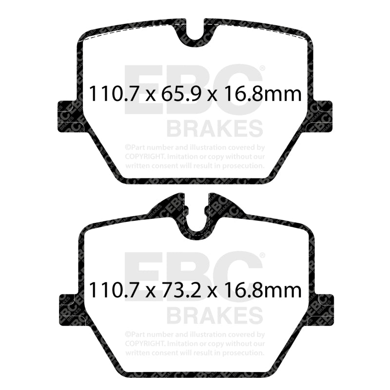 Load image into Gallery viewer, Ebc DP32415C EBC Redstuff Brake Pad Sets
